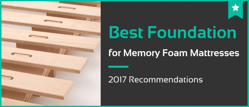 best low profile foundation for memory foam mattress