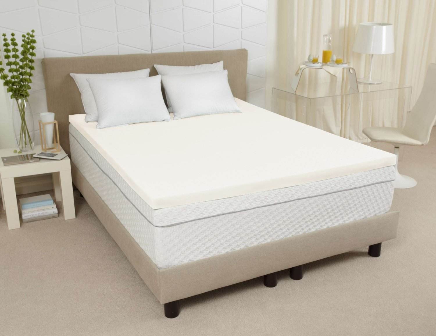 sleep better coolmax memory foam mattress topper