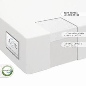 lucid 10inch memory foam mattress review
