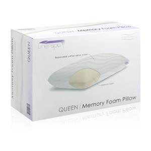 Linen Spa Memory Foam Pillow Review Box