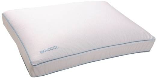 Sleep Better Iso-Cool Memory Foam Pillow, Gusseted Side Sleeper Standard