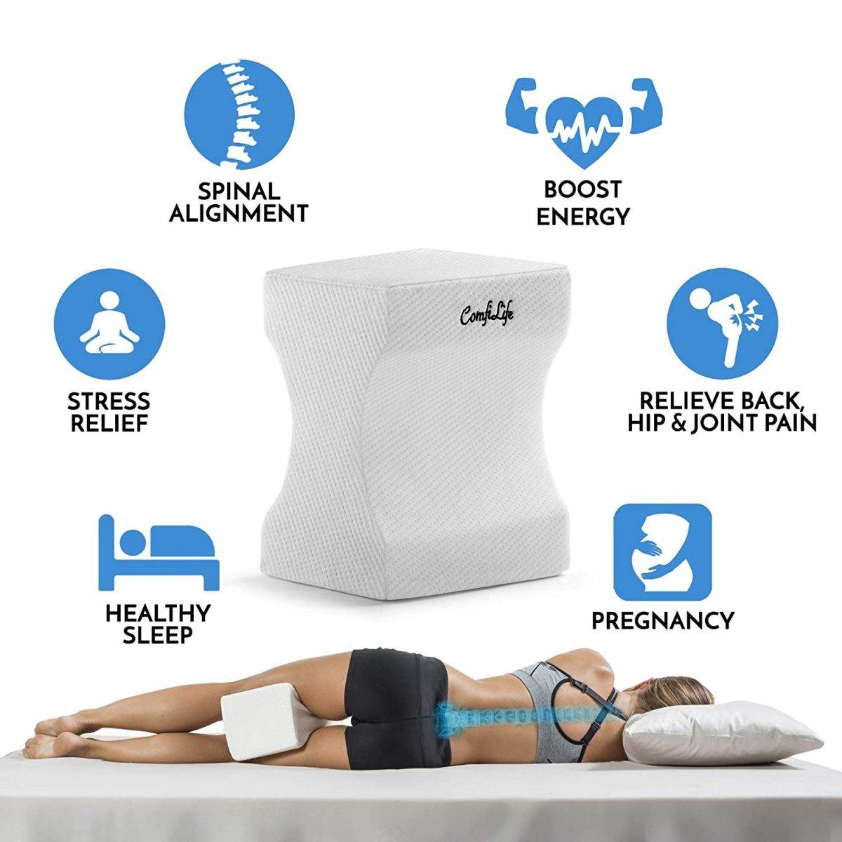 Father's Day Gift Guide: Best for Knee Pain- ComfiLife Orthopedic Memory Foam Knee Pillow