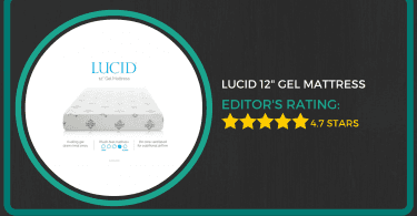 Lucid 12 Inch Gel Memory Foam Mattress Review
