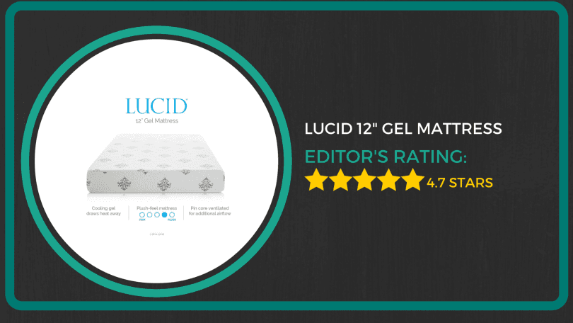 Lucid 12 Inch Gel Memory Foam Mattress Review