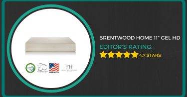 brentwood home 11-inch gel hd memory foam mattress review