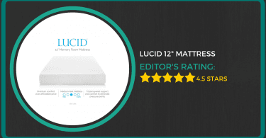 Lucid 12 Inch Memory Foam Mattress Review