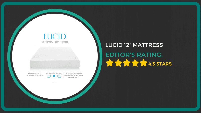 Lucid 12 Inch Memory Foam Mattress Review