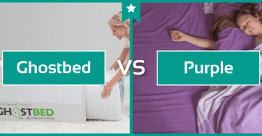 ghostbed vs purple