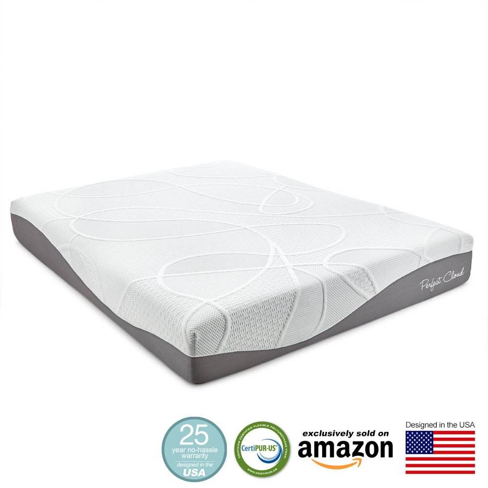 Perfect Cloud UltraPlush Gel-Max 10 Inch Memory Foam Mattress