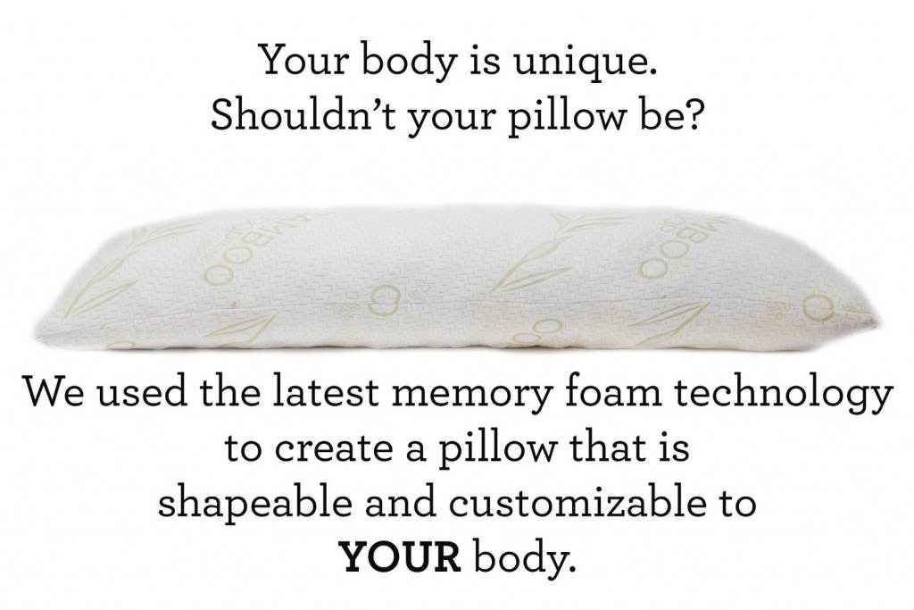 Shredded Memory Foam Body Pillow coop home goods